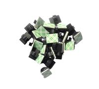 Generic 50pcs Self Adhesive Cable Clips Wire Holders for Convenient Wire Management, Lightweight Plastic Cable Tie Holders for Car and Indoor Use