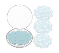 Generic 50pcs Sheets Portable Soap Tablets Hand Soap Paper Travel Kit Mini Products Soap Refill Soap Pads Travel Soap Slices Soap Flakes Mini Purse Essentials Paper Soap Glycerin Sky-blue