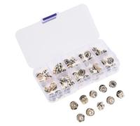 Generic 50pcs Silver Kilt Pins and Safety Skirt Buttons Made of Plastic and Iron, Compact and Easy to Store Decorative Brooches for Clothes, for Modesty and Fashion Accessories
