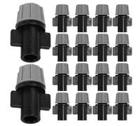 Generic 50pcs Spray Nozzles for Garden Hose with Efficient Cooling Effect and Fine Misting, Plastic Pp Sprinkler Mister Heads for Farms and Gardens Irrigation