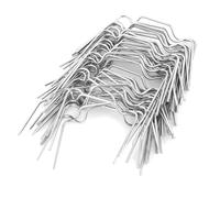 Generic 50pcs Thick Stainless Steel Greenhouse Glazing Clips Durable Spring Buckles for Greenhouse Use 6.5x3cm