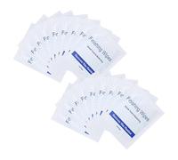 Generic 50pcs Wax Removal Wipes after Waxing Finishing Wipes Individually Wrapped Portable Non-woven Fabric Glycerinum for Wax Enthusiasts at Home and Beauty Salons