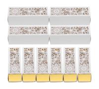 Generic 50pcs White Laser Cut Butterfly Wedding Favor Boxes Large Capacity Chocolate Candy Containers for Birthday Shower Treat Packaging