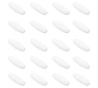 Generic 50pcs White Plastic Breakaway Clasp for Bracelet Necklace Lanyard DIY Jewelry Making Safety Connectors for Crafting