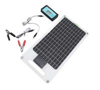 Generic 50W Solar Panel with 100A Charge Controller for Safe Efficient Charging for RVs Boats and Security Cameras