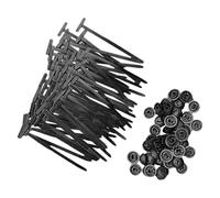 Generic 50x Nylon Cable Ties Heavy Duty High Performance Universal Cable Tie Buckle