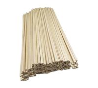 Generic 50x Unfinished Square Sticks, Hardwood Strips, for Crafts Educational Accessories, 400x2x2mm
