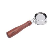 Generic 58mm Coffee Bottomless Portafilter Stainless Steel Wooden Handle Portable Coffee Portafilter Coffee Machine