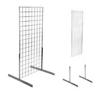 Generic 5ft Gridwall Mesh 2 Way Display Stand - H1530mm x D610mm x W610mm - 5ft x 2ft x 2ft, MS-GWMS-2WAY-5FT