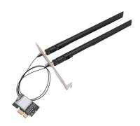 Generic 5G Wireless Card, 300 Mbit/S 867Mbit / S 4.1 5G Network Card Stable Signal PCIEX1 for the Connection (Detachable Antenna)