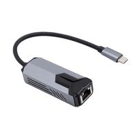 Generic 5Gbps USB C to Ethernet Adapter, Aluminum Cover Heat Dissipation Adapter, Type C to RJ45 Ethernet with 10-2500 Mbps Compatibility, Ideal for Mobile PC Desktop