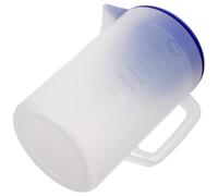 Generic 5L Plastic Water Jug with Frosted Measurement Marks and Lid, Large Capacity Pitcher for Juice Mixing and Party Beverage Serving