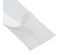 Generic 5M 45mm Self Adhesive Door Window Sealing Strip Weather Stripping for Doors and Windows with Silicone Rubber Material Cold Heat Resistant Dust Proof (White)