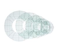 Generic 5pcs Acrylic Quilt Ruler Set for Sewing and Embroidery with Durability and Good Flexibility, DIY Quilting Ruler Template for Precise Patchwork, Model 1782211411