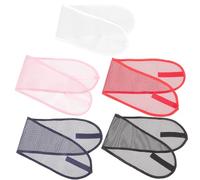 Generic 5pcs Adjustable Hairstyling Headbands for Women, Skin-friendly Reusable Cloth and Polyester Hairbands, Simple Decorative Design for Make and Household Use