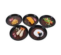 Generic 5pcs Artificial Noodles Food Model Realistic Simulated Spaghetti for Kitchen Decor Educational Tool Portable Play Food for Photography and Dining Experience