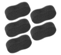 Generic 5pcs Black Horse Body Cleaning Sponges for Bathing and Cleaning Sweat Marks Natural Sponge Material Grooming Tool after Recreational Ride