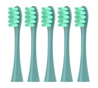 Generic 5Pcs Brush Heads, Compatible with Oclean, Flow X X PRO | For Z1, F1, One, Air 2, SE sonic electric toothbrush; soft PP bristle heads(5 green)