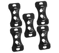 Generic 5pcs Camera Bracket Universal Plate Bracket Camera Adjustable Bracket License Plate Mount Rear View Mirror Bracket Universal Rear View Camera Mount Stainless Steel Black