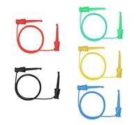 Generic 5Pcs Colorful Silicone SMD IC Test Hook Leads for High Multimeter Electrical Measurement with Durable Long Service