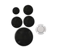 Generic 5Pcs Drumhead Drum Set Head Skin,Percussion Instrument Parts,Professional Silent Mute for Adults Kids Practice Drum Players, Style B