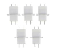 Generic 5Pcs Electronic Microwave Oven Magnetron 4 Filament Pin Sockets Converter For Home Microwave Oven Replacement Accessories
