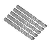 Generic 5Pcs Hammer Drill Bit Set for Concrete Brick Stone with Cemented Carbide Tip Spiral 2 Flutes 110mm (12mm)