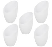 Generic 5pcs Horseshoe Lamp Shades Pe Material White Decorative Convenient to Install Table Light Shade for Study and Room