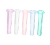 Generic 5pcs Hygroscopic Vacuum Tank Tin Containers Back Scratcher Vacuum Sunction Phone Holder Machine Wands Tape Small Containers with Lid LED Sticky Phone Grip Suction Device