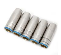 Generic 5pcs MB 25AK Gas Nozzle Electroplating Copper Conical MIG Gas Nozzle 15mm for Binzel Welding Torch