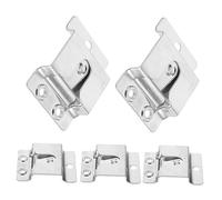 Generic 5pcs Microphone Speaker Hanger Boom Mic Low Profile Mic Arm Boom Arm Microphone Stand Adapter To USB Cb Mic Holder Phone Stand Player Microphones Mic Stand Adapter Gme Metal Silver