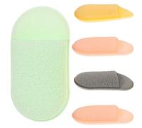 Generic 5pcs Portable Facial Sponges Cleansing Sponge Set Not Easy to Shed Hair Suitable for Home Use and Professional Use Makeup Removal and Face Washing