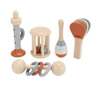 Generic 5pcs Premium Wooden Percussion Instruments Set for Enhancing Motor Coordination Skills for Children