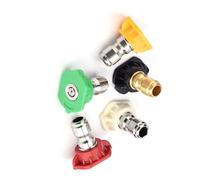 Generic 5pcs Pressure Washer Spray Nozzles Set Durable for Quick Connect High Performance Cleaning