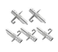 Generic 5pcs Rabbit Water Fountain Automatic Watering System Duck Feeder Dog Water Dispenser Poultry Feeder Automatic Chicken Coop Door Bunny Rabbit Waterer Chicken Feeders Stainless Steel