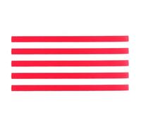 Generic 5pcs Red Elastic Sports Headbands Non-slip Sweatbands for Women and Men Yoga Workout Hair Bands