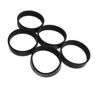 Generic 5pcs Replacement Vacuum Belt for Heavy Duty Wear-resistant Brush Roll Drive Belt Quiet Running Beater Bar for Efficient Cleaning