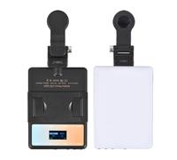 Generic 5W RGB Photography LED Light, Bi Color Video Light, LCD Screen 24 FX Lighting Effects with 78 LED Beads 2500K 9000K CRI 95, Ideal for Camera Tripod Streaming Vlog (RGB with LCD Screen)