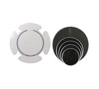 Generic 5x Professional Drum Head for Quiet Mute Skin for Kids and Stage Use, Style A