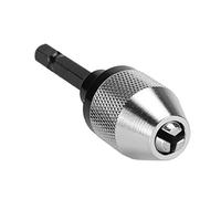 Generic 6.5mm Hex Shank Electric Drill Chuck Adapter Strong Clamping for Crafts Aluminum Alloy Carbon Steel Black 1pc (H01554)