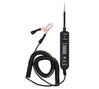 Generic 6-75V DC LED Digital Auto Electrical Test Light Clear Polarity Indicators for Car Motorcycle Vehicle Maintenance, Portable Automotive Circuit Tester for Mechanics Users (Black)