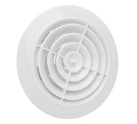 Generic 6 Inch Soffit Vent Exhaust Vent, ABS Grille Air Exhust 150mm Round Cover for Home Bathroom Kitchen Office Ceiling Wall
