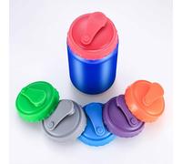 Generic 6 Pack Silicone Soda Can Lids, Reusable Spill-Proof Beverage Can Sealer Caps, Multicolor