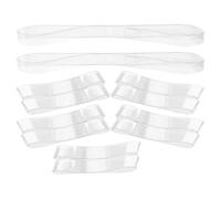Generic 6 Pairs Elastic Ankle Straps for Heels, Invisible TPU Anti-Slip Shoe Straps with Universal Adaptability, for Work and Dance Parties