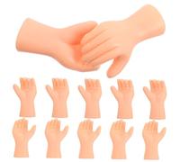 Generic 6 Pairs Realistic Plastic Doll Hand Replacement Kit for DIY Crafting Lifelike Simulation Accessories for Puppet Making and Doll Repair for Adults