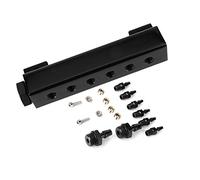 Generic 6 Port Vacuum Block Intake Manifold Kit High-Quality Aluminum Boost Controller Fuel Wastegate Turbo