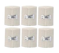 Generic 6 Rolls 5x450cm Spandex Compression Wraps with Good Air Permeability for Outdoor Activities Long-time Use First Aid Wound Support