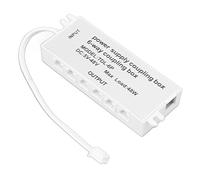 Generic 6 Way Coupling Box Premium Power Supply Junction Box for LED Light Easy Install 48W ABS 1 Piece