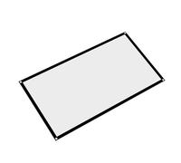 Generic 60-120 Inch 16:9 Portable White Projection Screen for Front and Rear Projection, Ideal for Outdoor Meetings (60 inches)