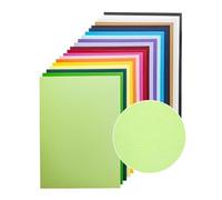 Generic 60 Sheets Multicoloured Textured Cards, 230gsm, A4 Size, 20 Assorted Colours, Craft Supply Cardstock
